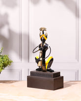Tribal Musician Figurine with Flute